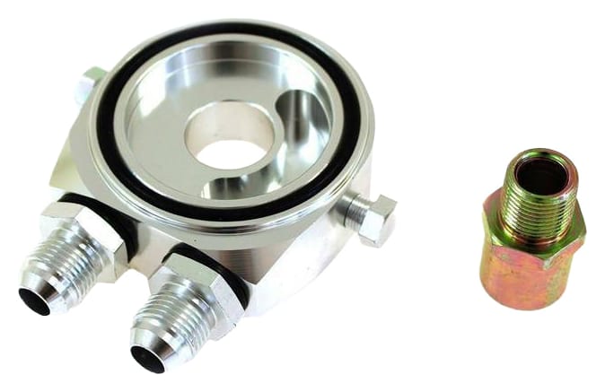 Podstawka pod filtr Oleju TurboWorks AN8 Srebrna