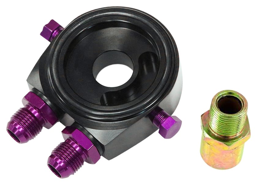 Podstawka pod filtr oleju TurboWorks Black AN8