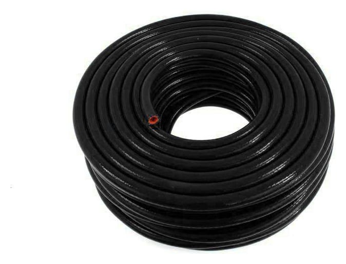Przewód podciśnienia silikonowy zbrojony TurboWorks PRO Black 20mm