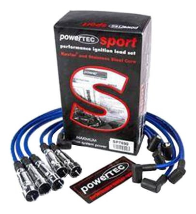 Przewody zapłonowe PowerTEC AUDI 80 90 100 200 VW PASSAT 1.8-2.3L 73-91 Czerwone
