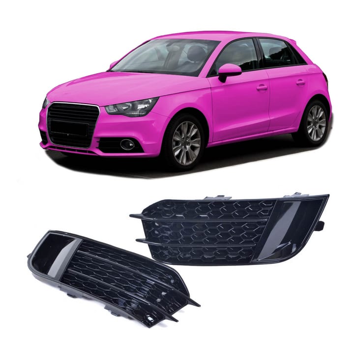 Ramka halogenów Audi A1 8X Gloss Black
