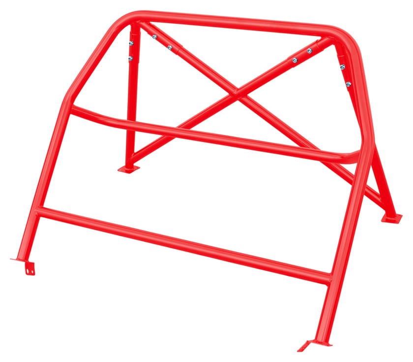 Rollbar skręcana pół klatka BMW 3 E30 Red