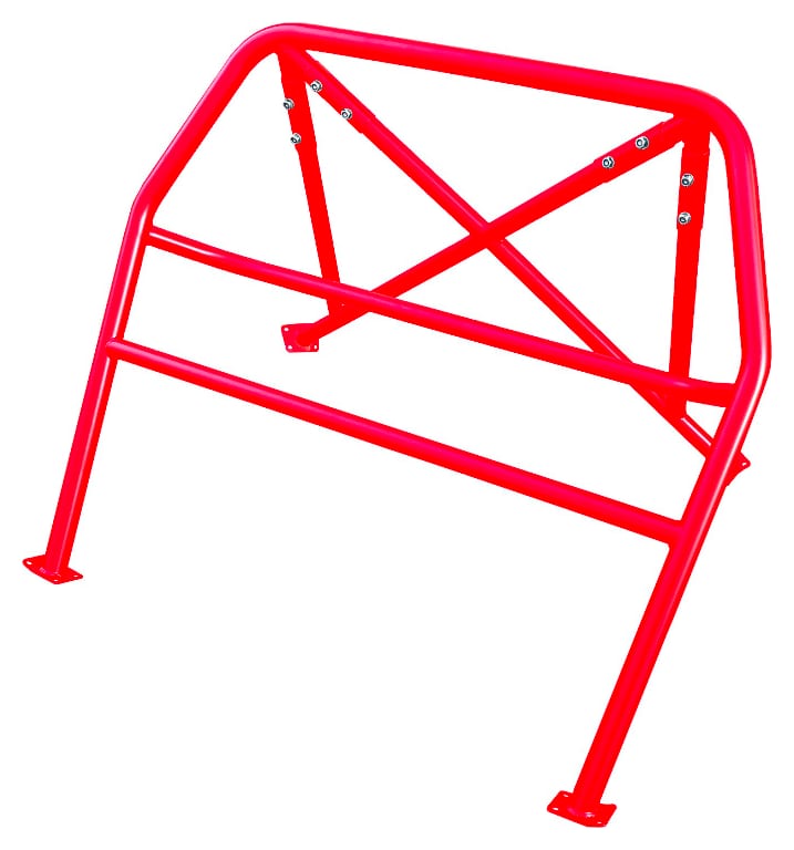 Rollbar skręcana pół klatka BMW 3 E36 Cabrio Red