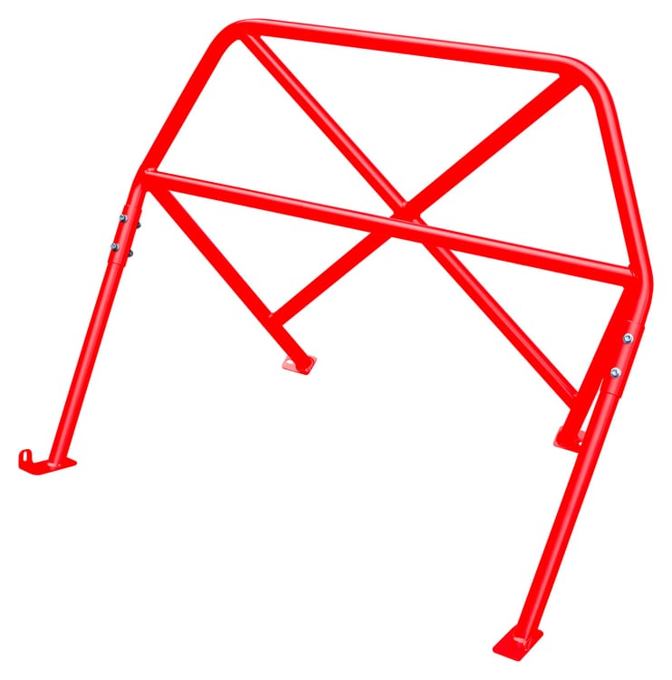 Rollbar skręcana pół klatka BMW 3 E46 Coupe V2 Red