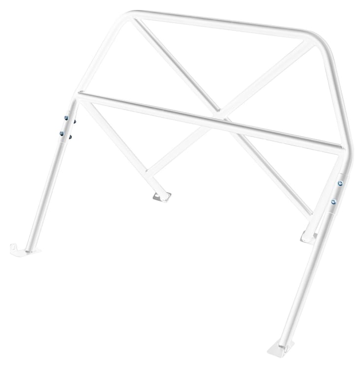 Rollbar skręcana pół klatka BMW 3 E46 Coupe V2 White