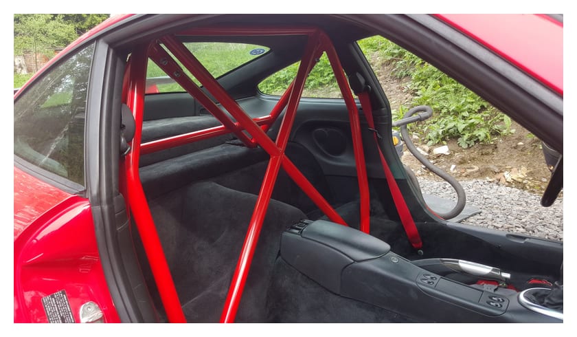 Rollbar skręcana pół klatka Porsche 911 964 933 Coupe Black