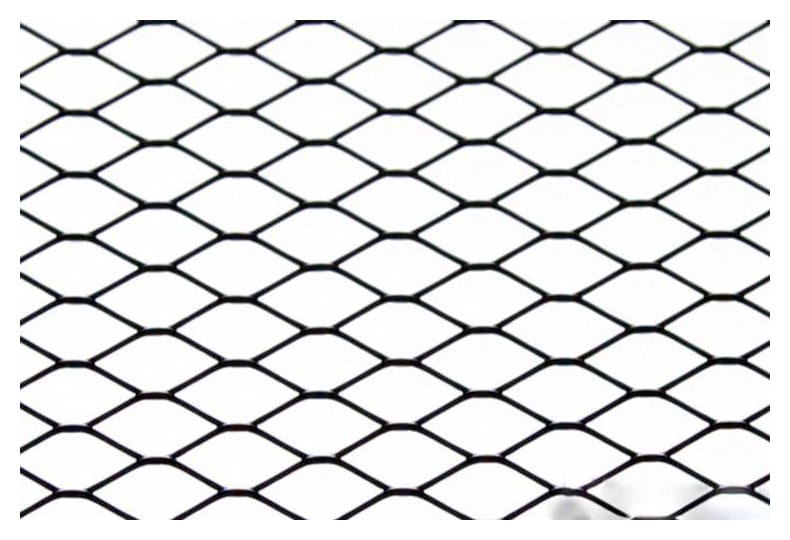 Siatka ALU Diamond Black 120x20cm 12x7mm
