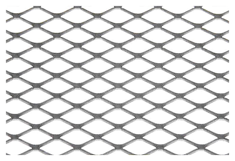 Siatka ALU Diamond Silver 120x40cm 12x7mm