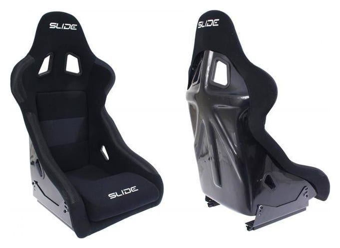 Fotel sportowy SLIDE KS2 Welur Black