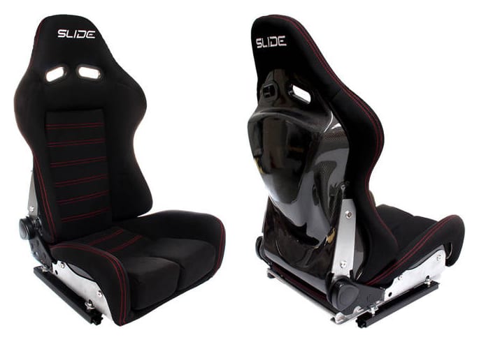 Fotel sportowy SLIDE X3 carbon Black L