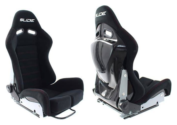 Fotel sportowy SLIDE X3 material Black S