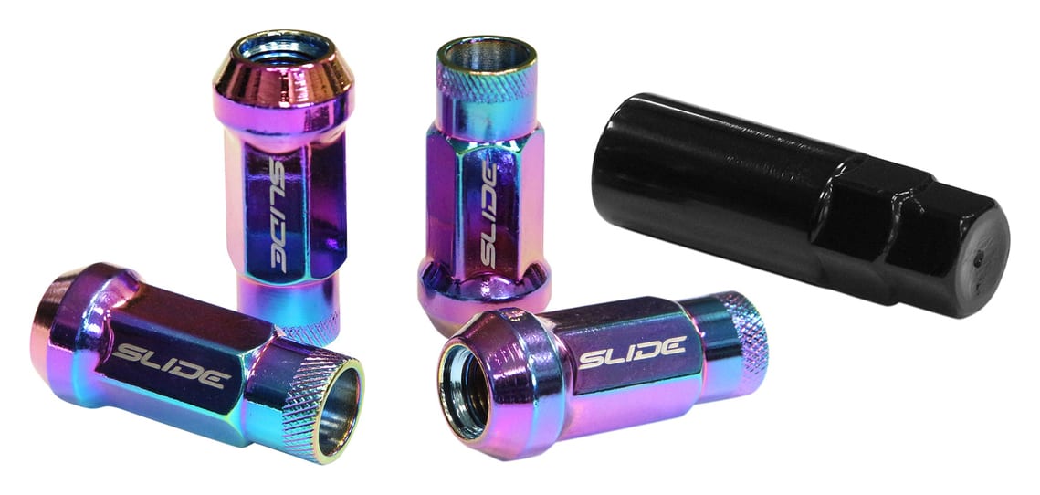 Nakrętki SLIDE JDM Stal M12x1,25 46mm Neo