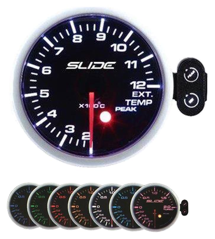 Zegar Slide PK-SC 52mm - Exhaust Temperature