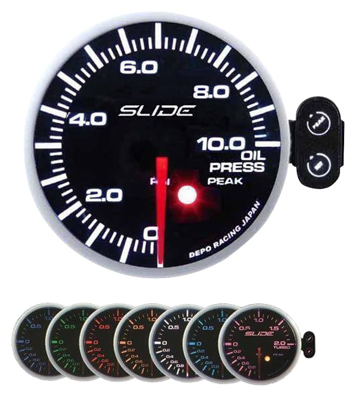 Zegar Slide PK-SC 52mm - Oil Pressure