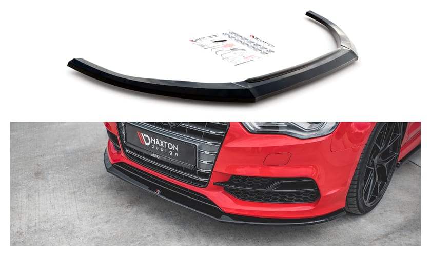 Splitter Audi A3 8V przód v.1 Gloss Black