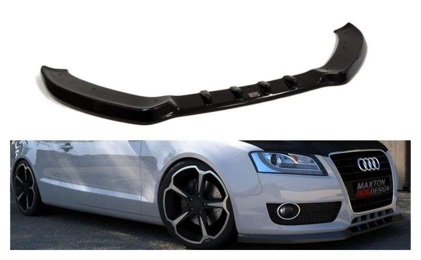Splitter Audi A5 8T przód Gloss Black