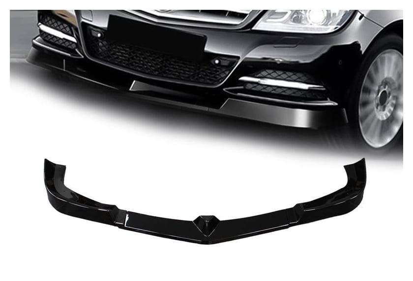 Splitter Mercedes-Benz C W204 przód Gloss Black