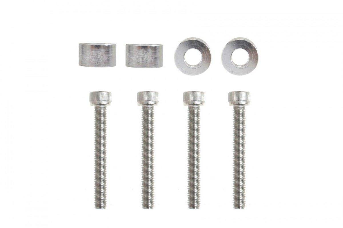 Śrubki, podkładki ozdobne M6x1.0 45mm JDM Silver