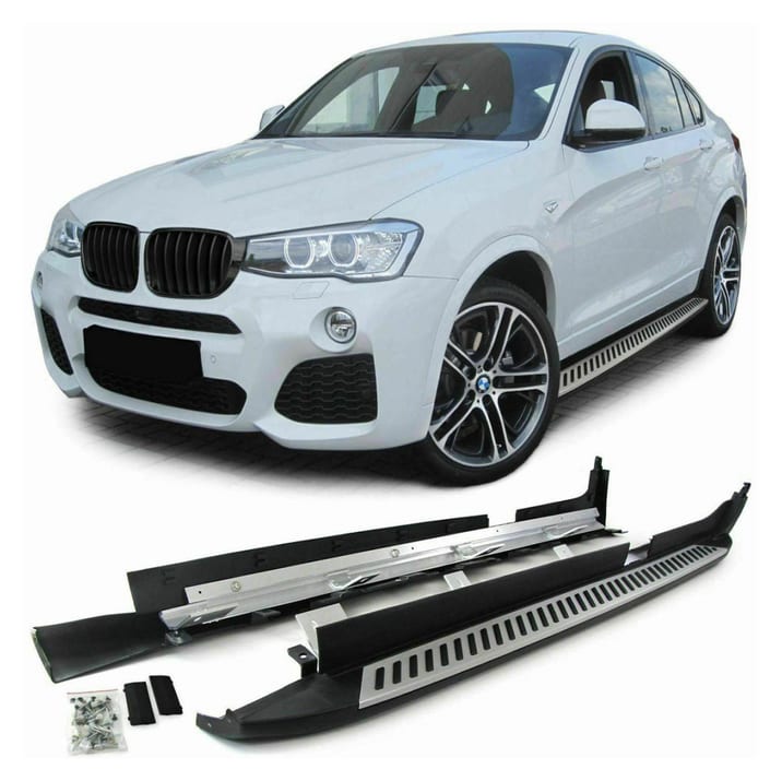 Stopnie boczne BMW X4 F26 Aluminium