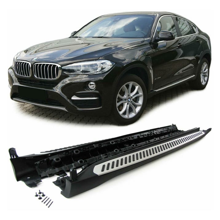 Stopnie boczne BMW X6 F16 Aluminium