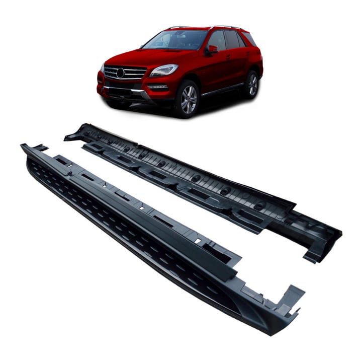 Stopnie boczne Mercedes-Benz M W166 GLE W166 Aluminium Black