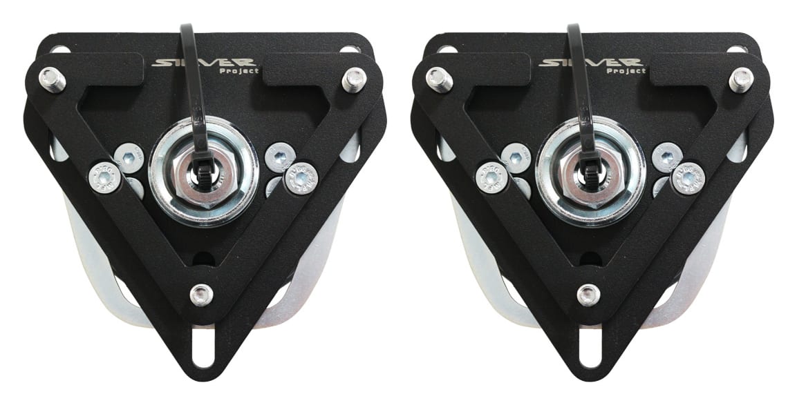 Camber Plates Ford Focus Mazda III Volvo C30 Black