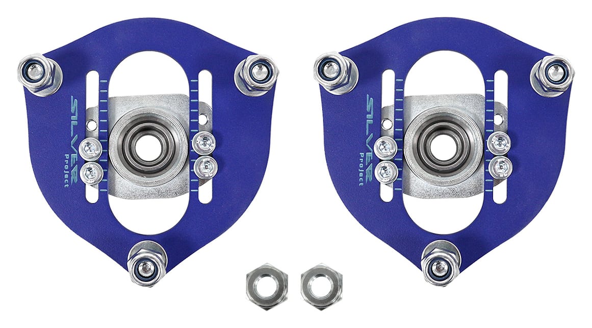 Camber Plates Nissan 200SX S13 S14 DRIFT Blue