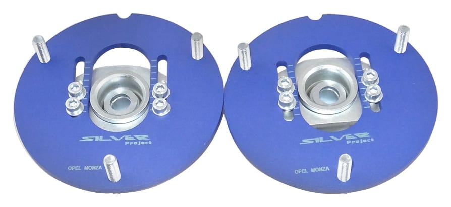 Camber Plates Opel Monza Blue