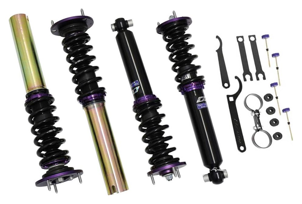 Zawieszenie gwintowane Street D2 Racing BMW E34 6 CYL 55mm WELDING 87-95