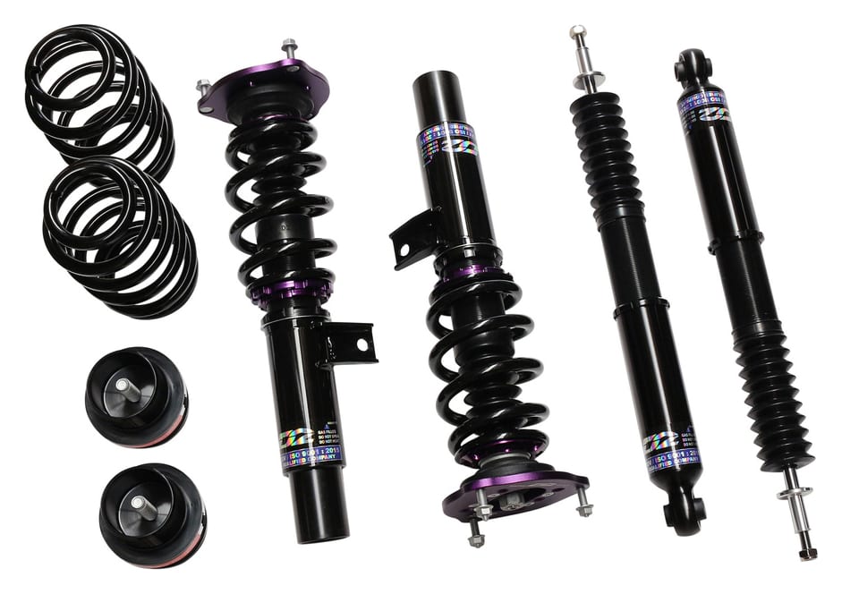 Zawieszenie gwintowane Street D2 Racing VOLKSWAGEN SCIROCCO MK 3 COUPE 2WD 50mm 08+