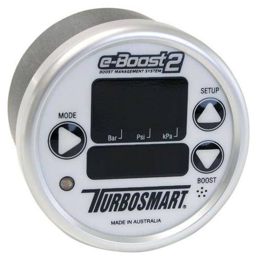 Electronic Boost Controller Turbosmart EBOOST2 60mm Biało-Srebrny