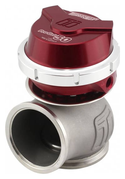 Wastegate zewnętrzny TurboSmart 50mm 1.0 Bar Pro-Gate Czerwony