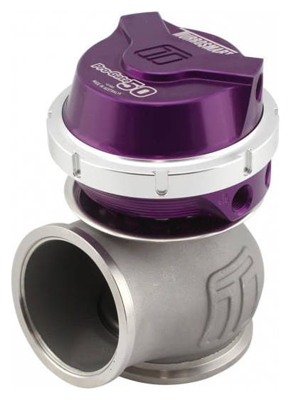 Wastegate zewnętrzny TurboSmart 50mm 1.0 Bar Pro-Gate Fioletowy