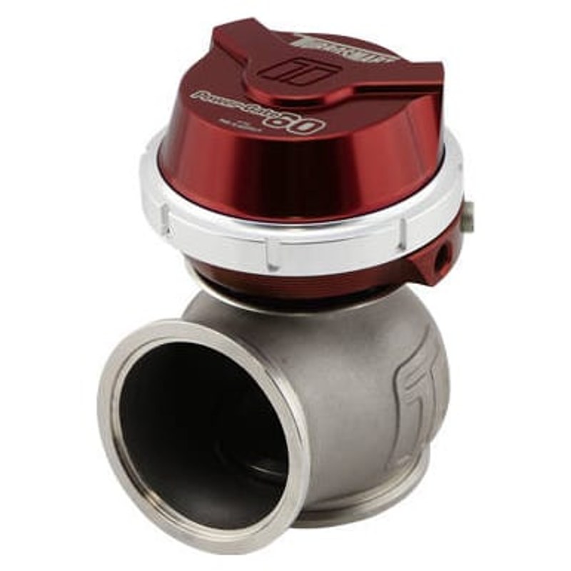 Wastegate zewnętrzny TurboSmart 60mm 1.0 Bar Power-Gate Czerwony