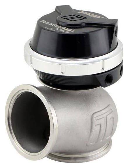 Wastegate zewnętrzny TurboSmart 60mm 1.0 Bar Power-Gate Gen V Czarny