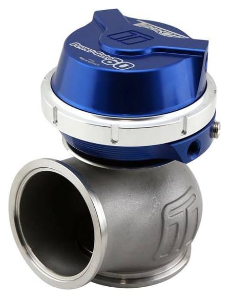 Wastegate zewnętrzny TurboSmart 60mm 1.0 Bar Power-Gate Gen V Niebieski