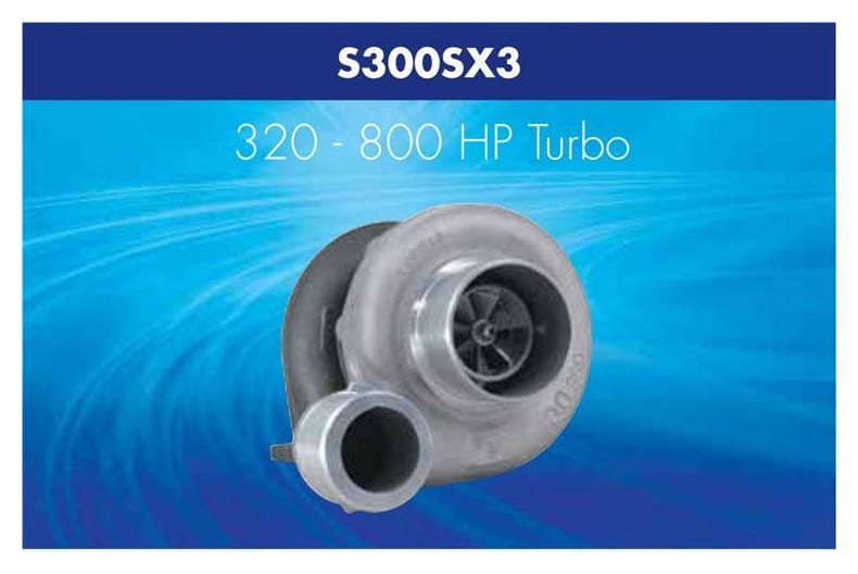 Turbosprężarka Borg Warner AirWerks S300SX wylot 90st