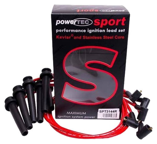 Przewody zapłonowe PowerTEC FORD MONDEO ST220 3.0 V6 02-07 Czerwone