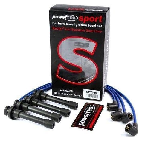 Przewody zapłonowe PowerTEC HONDA CRX CIVIC LOGO 92-02 Niebieskie