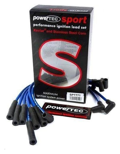 Przewody zapłonowe PowerTEC JEEP WRANGLER GRAND CHEROKEE 4.0 4.2L 86-99 Niebieskie