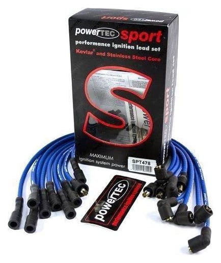 Przewody zapłonowe PowerTEC LAND ROVER 110 DEFENDER RANGE ROVER V8 70-94 Niebieskie