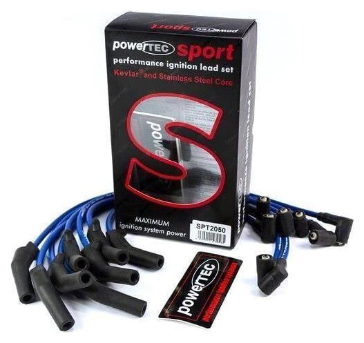 Przewody zapłonowe PowerTEC LAND ROVER DISCOVERY RANGE ROVER 4.0 4.6 V8 97-04 Niebieskie