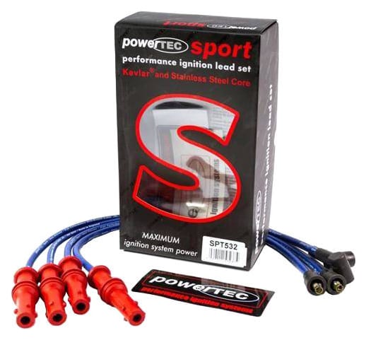 Przewody zapłonowe PowerTEC SUBARU FORESTER LEGACY IMPREZA EJ16-EJ22 92-02 Czerwone