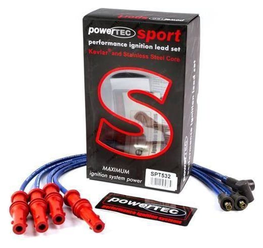 Przewody zapłonowe PowerTEC SUBARU FORESTER LEGACY IMPREZA EJ16-EJ22 92-02 Niebieskie