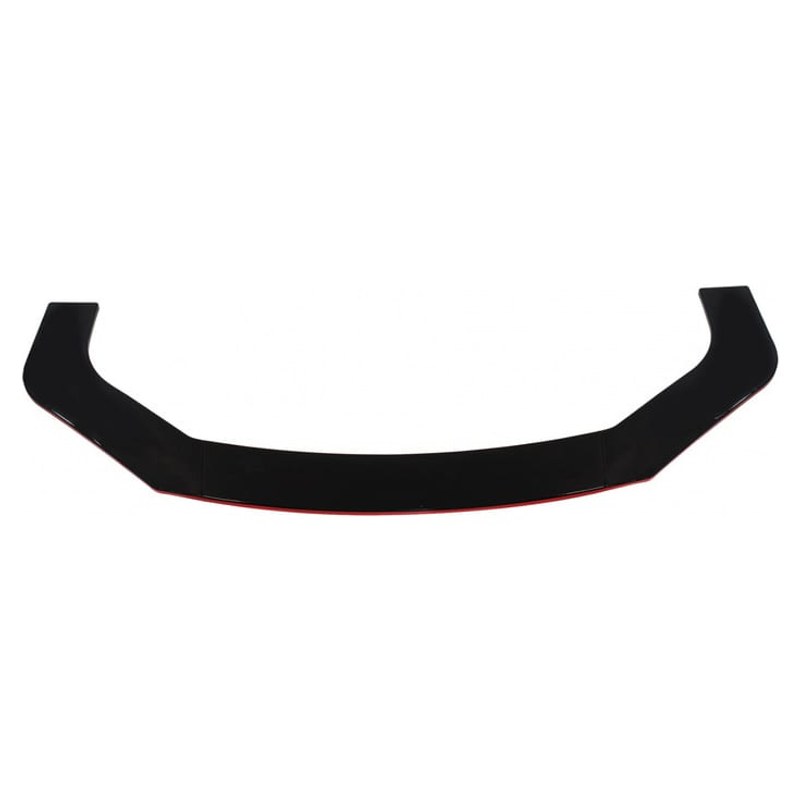 Uniwersalny splitter przedniego zderzaka gloss black