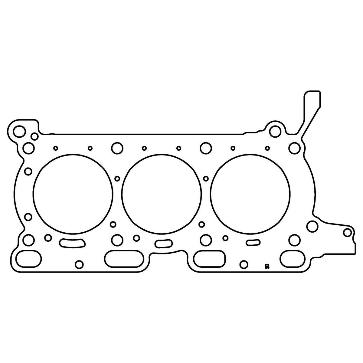 Uszczelka głowicy Ford 3.5L Gen-2 EcoBoost .040" Uszczelka Głowicy HP, 97.5mm 10R80 10-biegowy automat, Prawa Cometic C15473-040