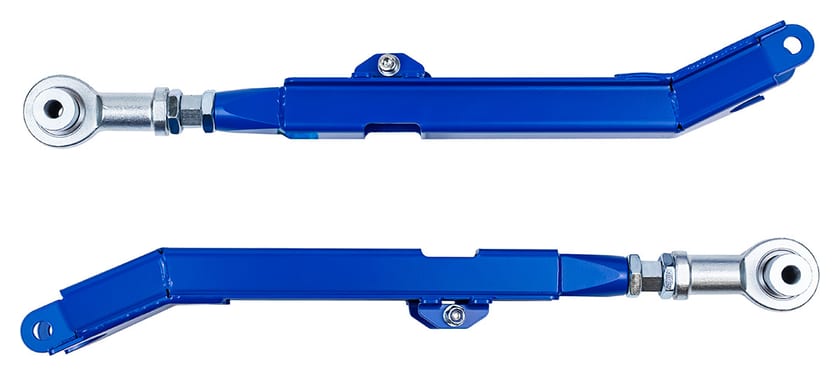 Wahacze BMW E36 E46 Z4 Poprzeczne Górne Regulowane Uniball Blue PMC