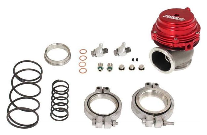 Wastegate zewnętrzny TurboWorks 44mm 1.6 Bar V-Band Czerwony