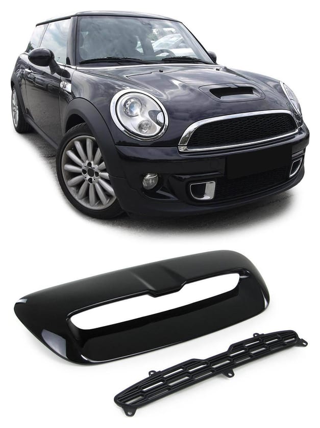 Wlot MINI R56 R57 Maska Gloss Black