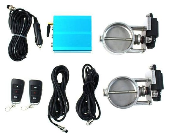Przepustnica Wydechu 2" 51MM Elektryczna Zestaw PRO Dual